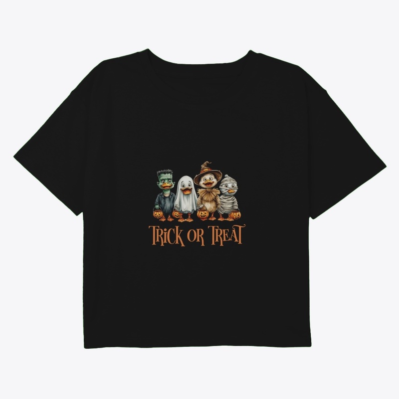 Trick or Treat Halloween Ducks