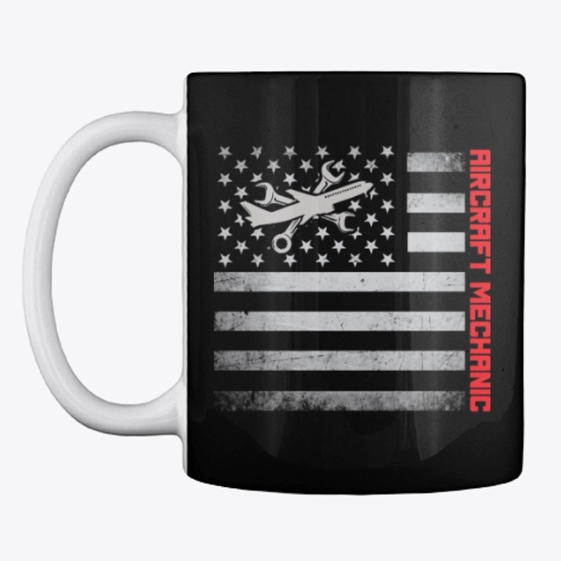 Aircraft Mechanic US Flag