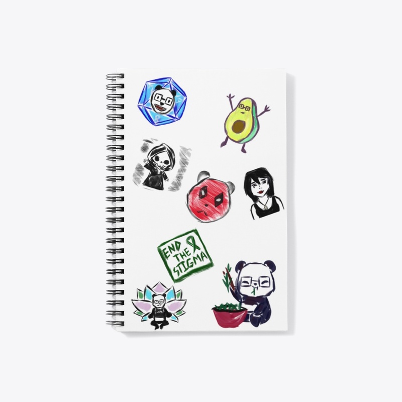Nerdy Panda Notebook