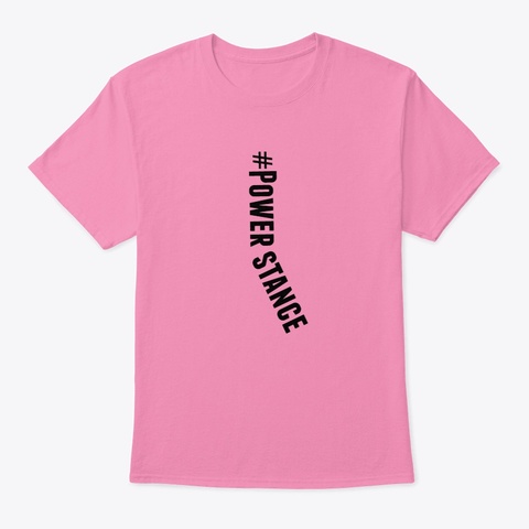 The Powerstance Collection Pink Camiseta Front