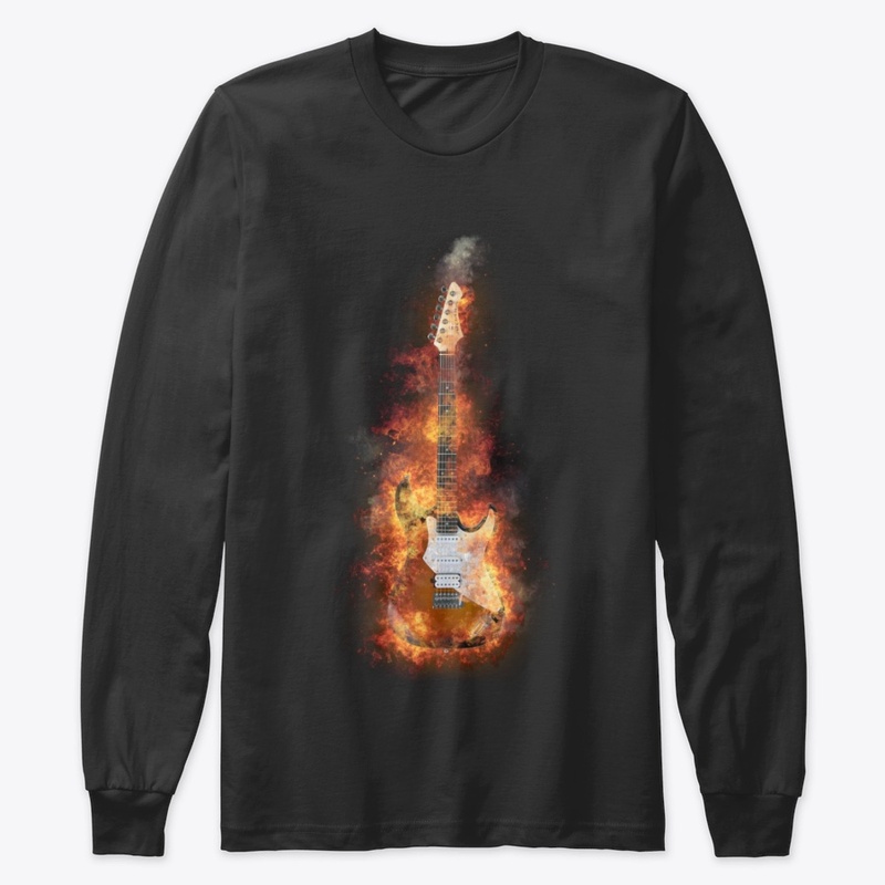 Flaming guitar 2 