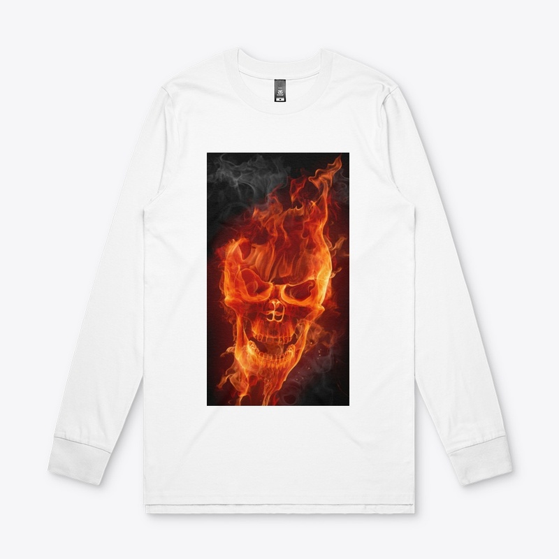 Fire skull
