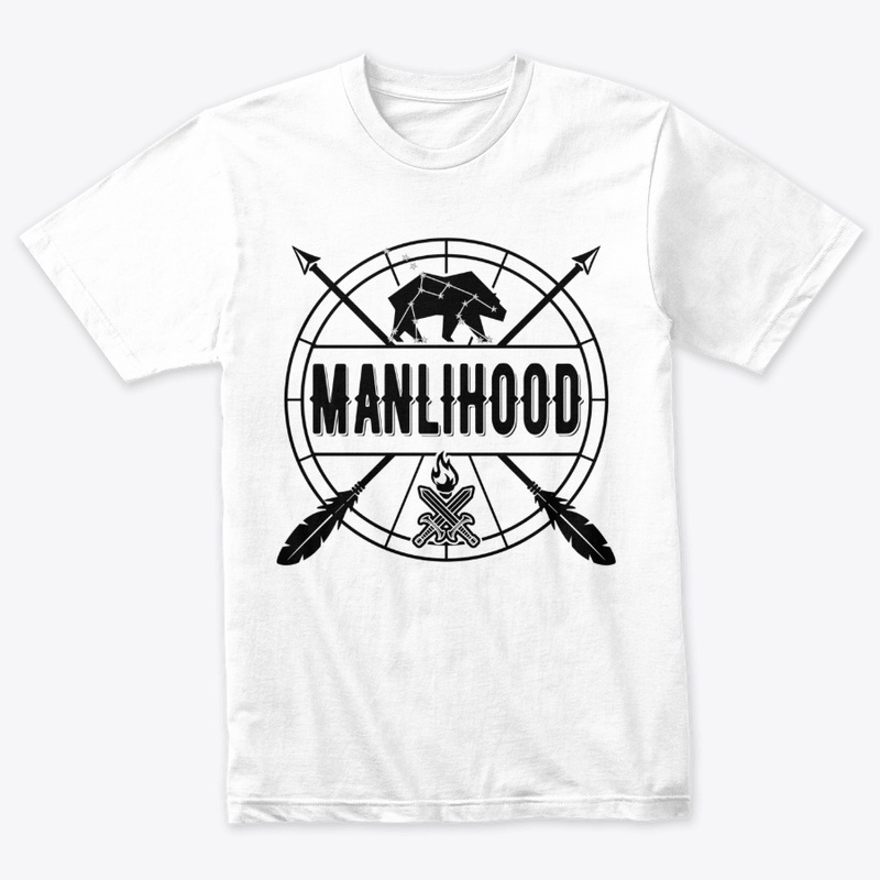 Manlihood Black and White Logo