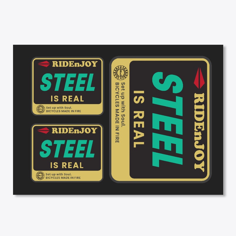 Steel Is Real 5-Sticker