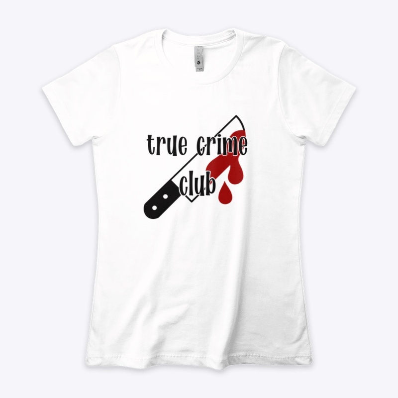 True Crime Club - black + red