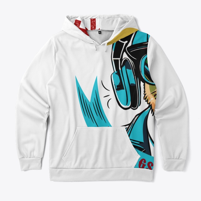 Cute Dog with Rainbow Sunglass T-Shirt