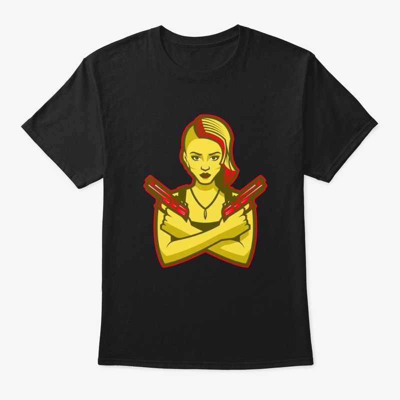 agent warrior with two guns design 2020