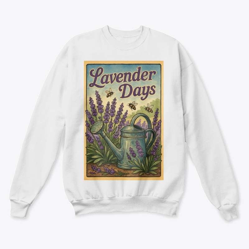 Lavender Days Vintage Art