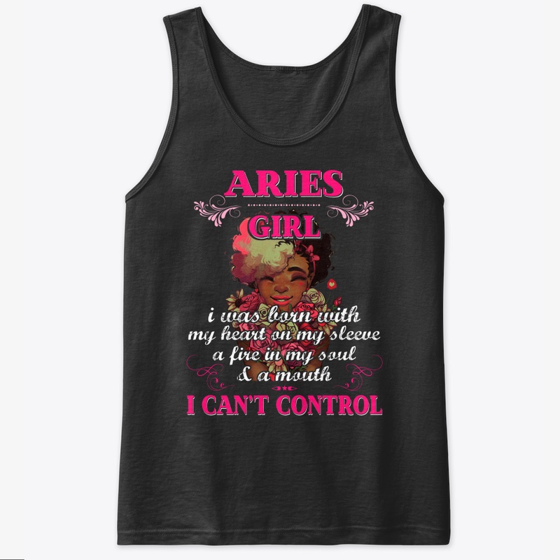 Im An Aries Girl Funny Birthday Tshirt