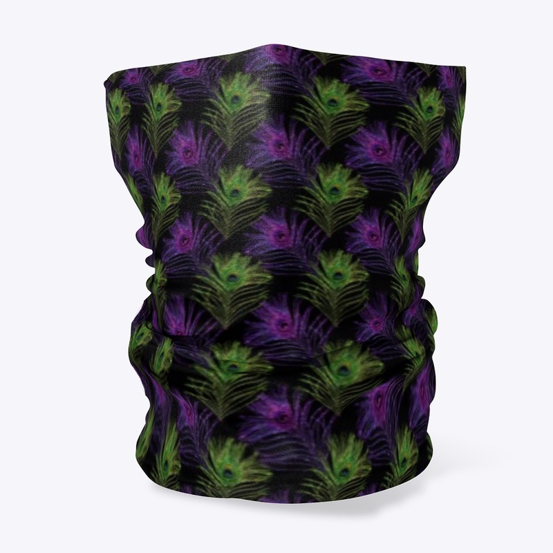 Mardi Gras Peacock Feather Dress