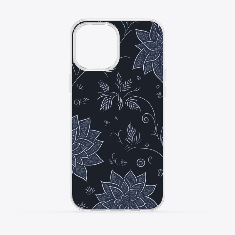 Floral Dark And Light Pattern