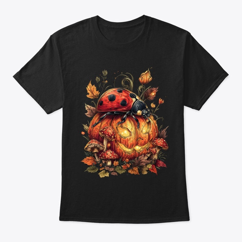 Cute Ladybug Pumpkin