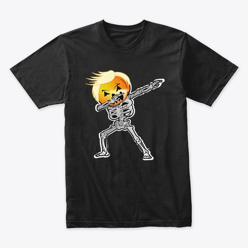 Dabbing Trumpkin Halloween costume tee