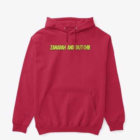 Dutchie And Zanarah Merch  Red Camiseta Front