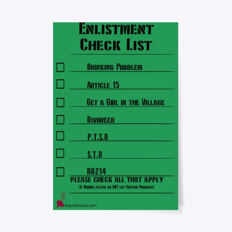 Enlistment Check List