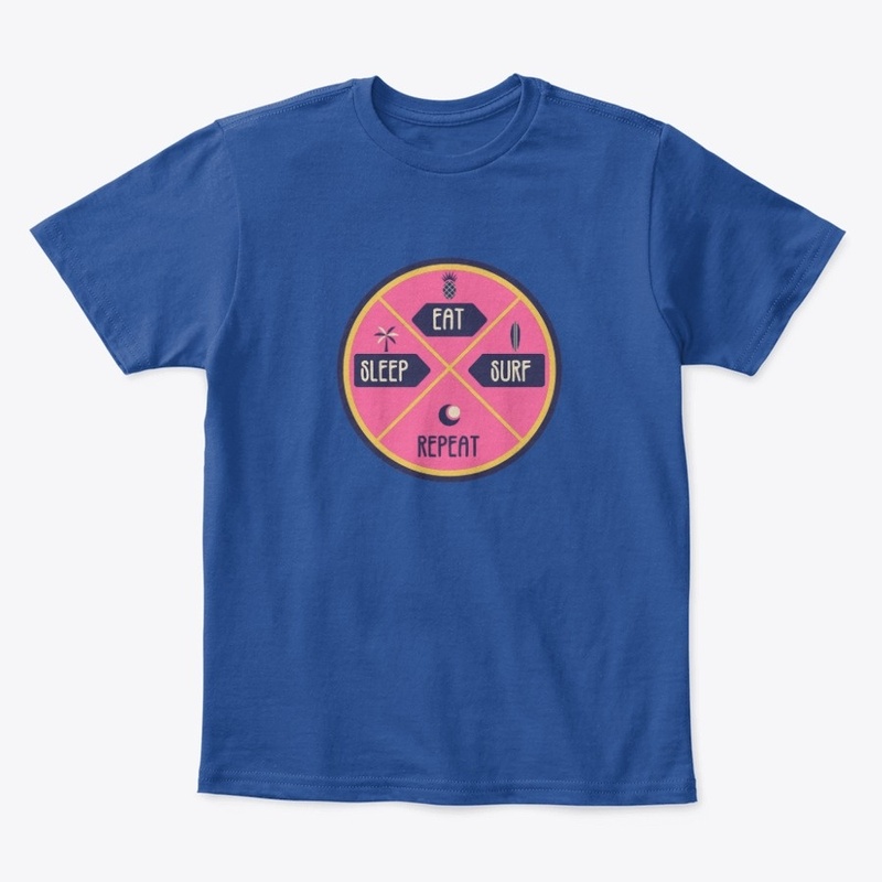 Eat Sleep Surf Repeat Shirt, Perfect