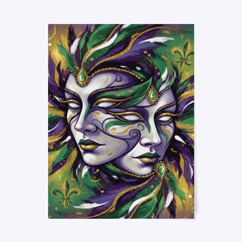 Beautiful Mardi Gras Artwork