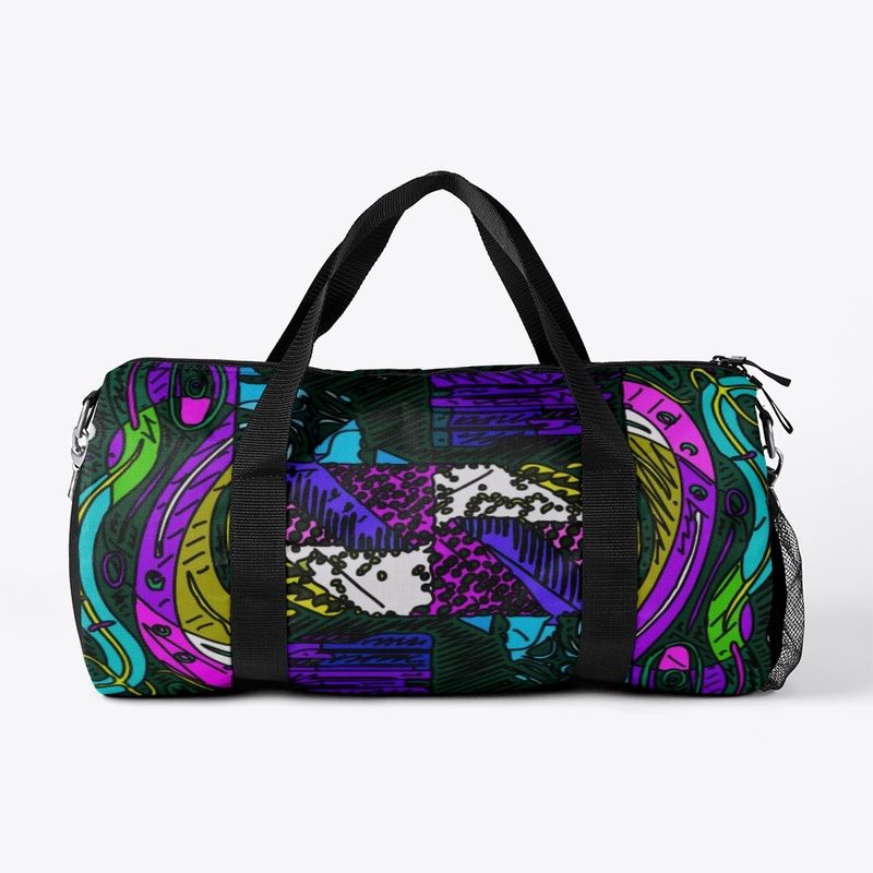 Multicolor Geometric Abstract Pattern