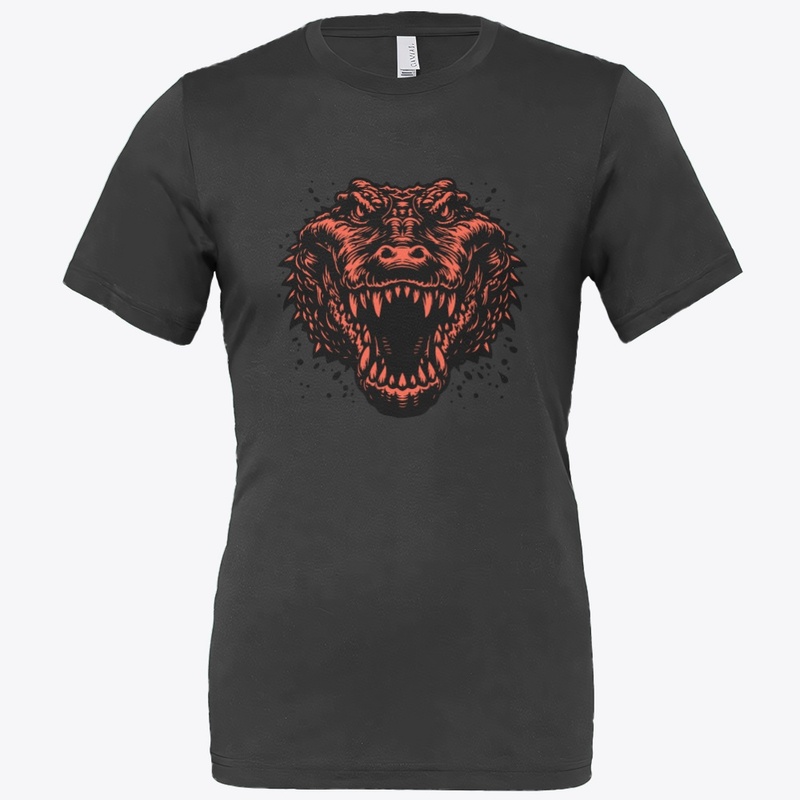 Fierce Alligator Head Apparel