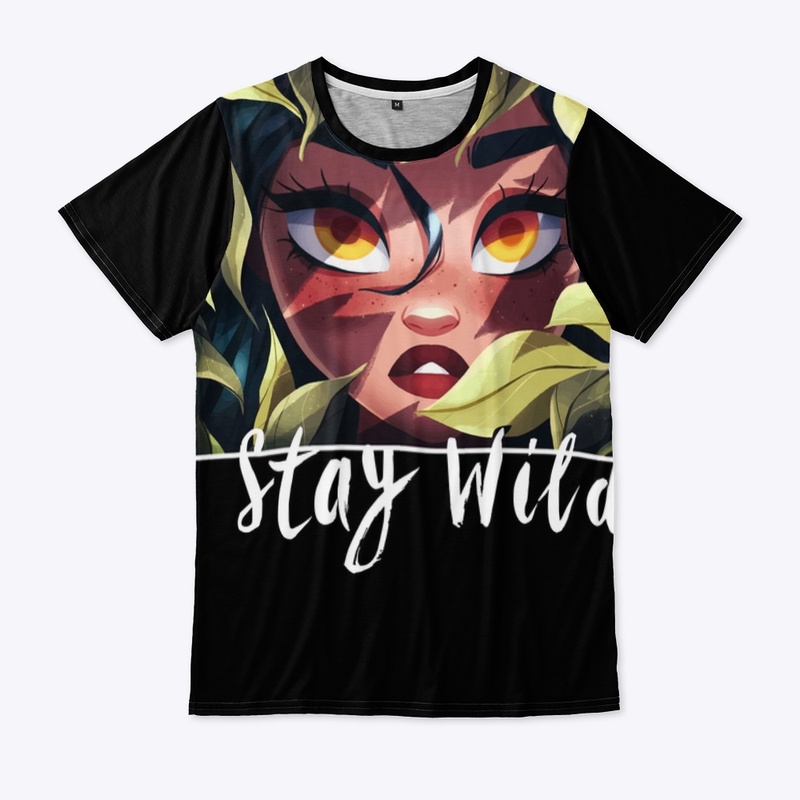 Stay Wild women's t-shirts design