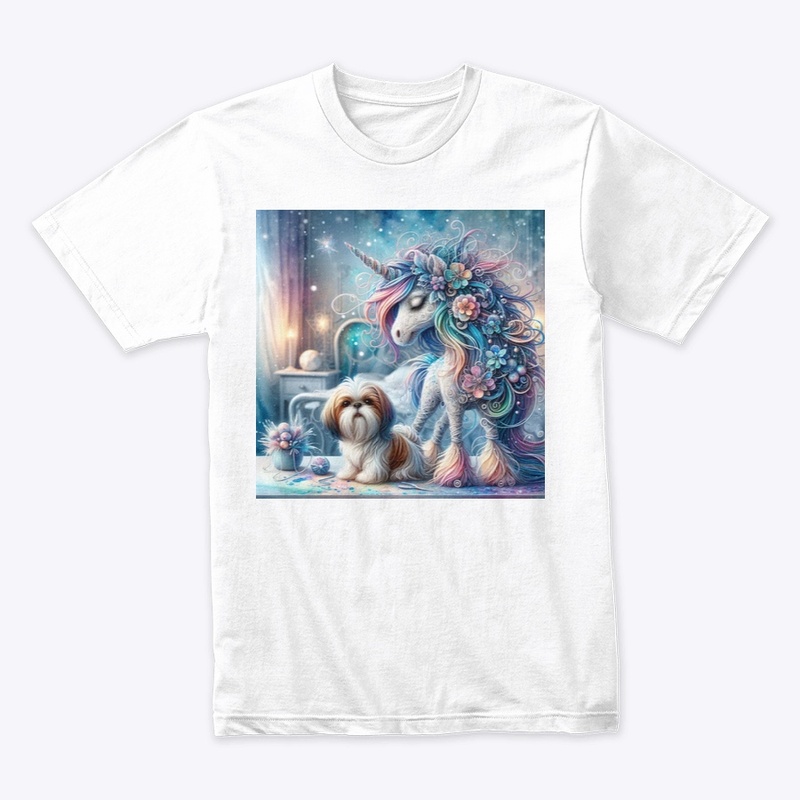 Dreamy Unicorn Companion Shih tzu Puppy