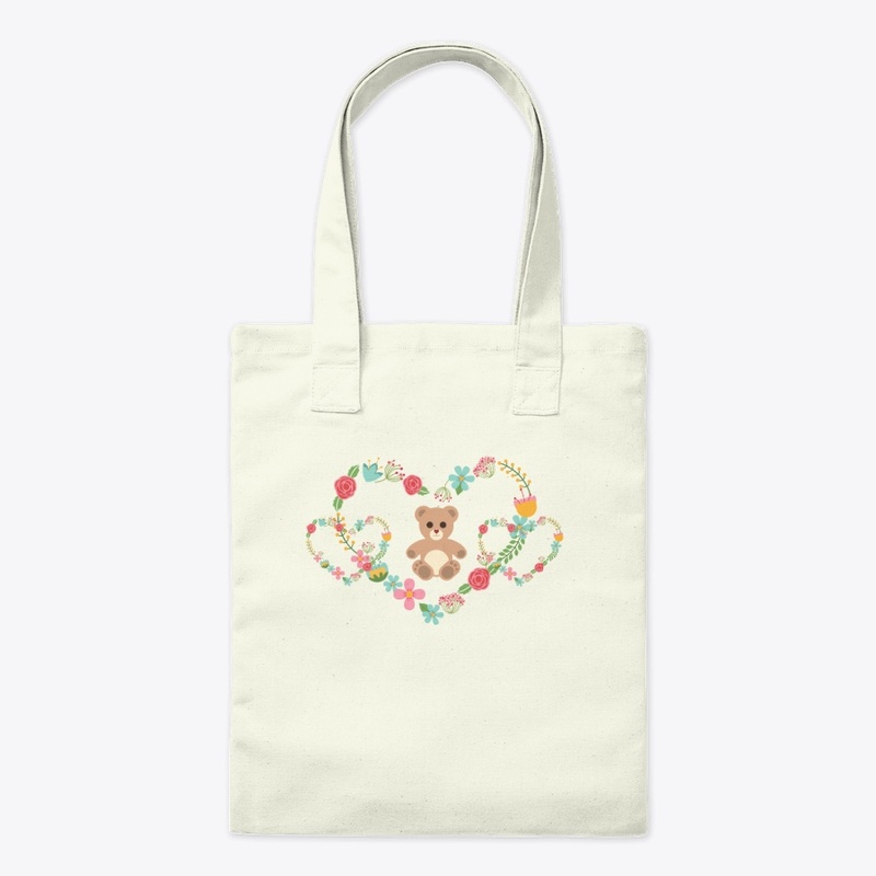 Flower Hearts with Teddy T-shirt