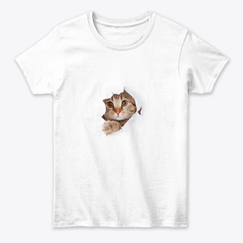 Whimsical Cat Tee: Embrace the Cuteness!