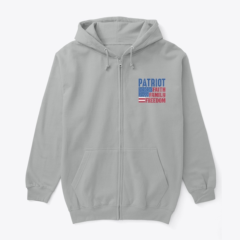 PATRIOT Faith Family Freedom WHITE