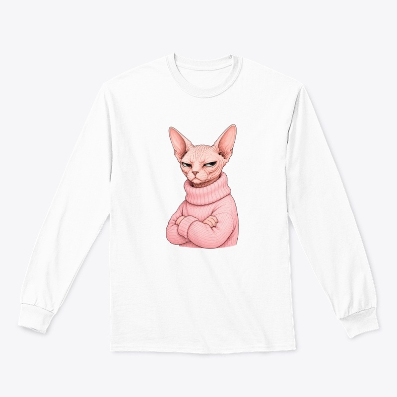 Cold And Judging You Sphynx Cat