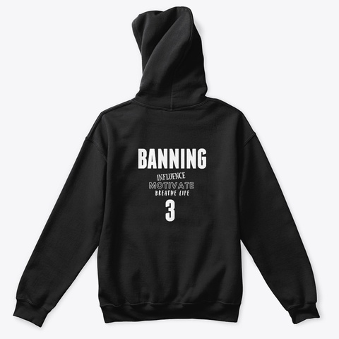 Rhea Banning 3 Black T-Shirt Back
