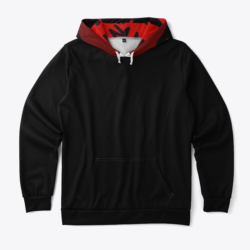 Red hood heels hoodie