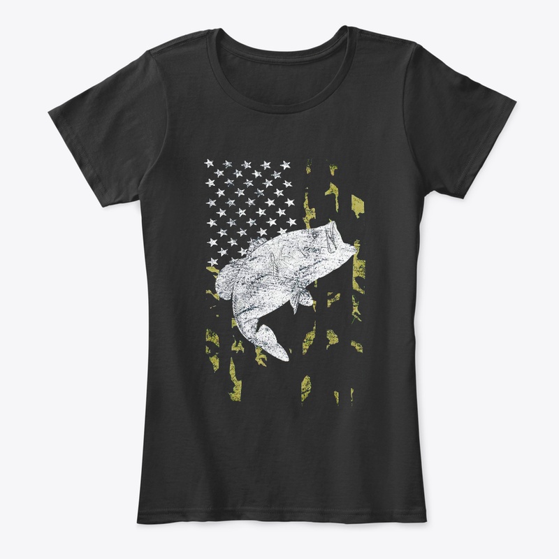 Camouflage Flag Bass Fishing Angler