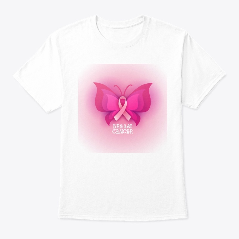 Breast Cancer Butterfly T-Shirt