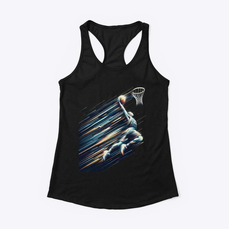 Motion Blur Dunk – Explosive Abstract 