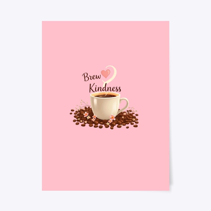 Brew Kindness Coffee Art