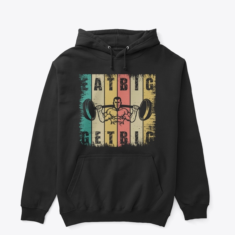 Gym Hoodie and T-shirt (Retro Style)