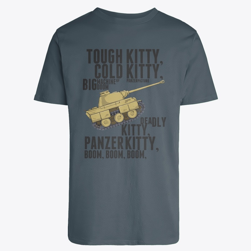 Tough Kitty Cold Kitty - Panther T-Shirt