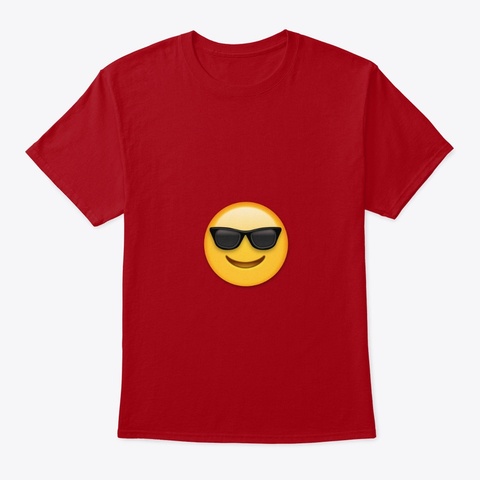 Cool Deep Red T-Shirt Front