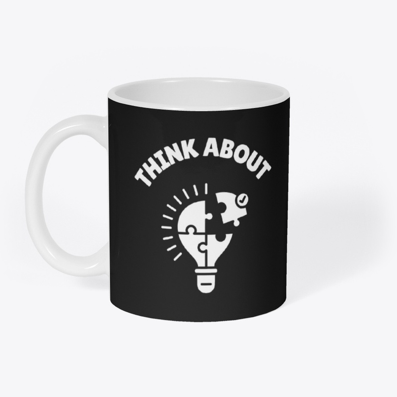 Think About It  Puzzle Lightbulb Concept