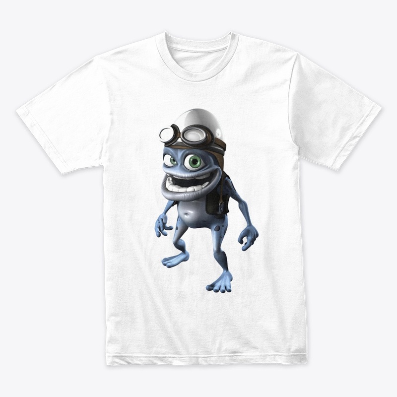 Crazy Style Blue Cartoon Frog