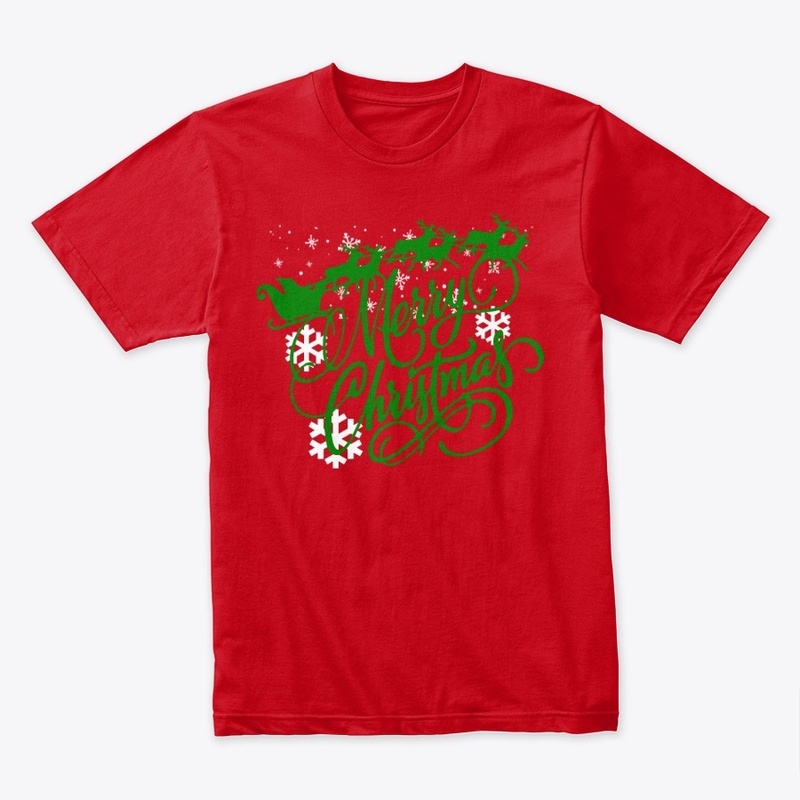 Merry Christmas Santa Sleigh