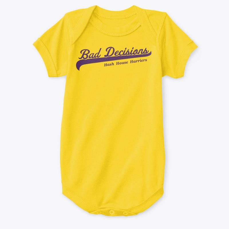 BDH3 logo in purple onesie