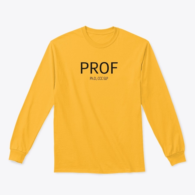 PROF PhD CCC-SLP Speech Pathology