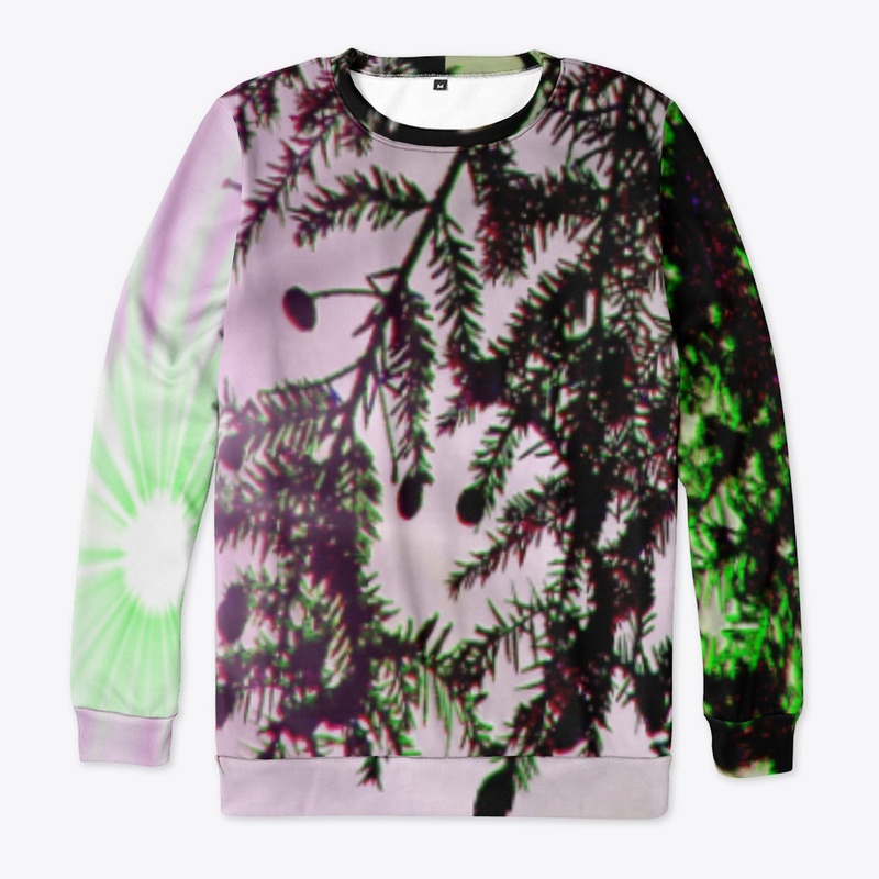 green and pink tree 