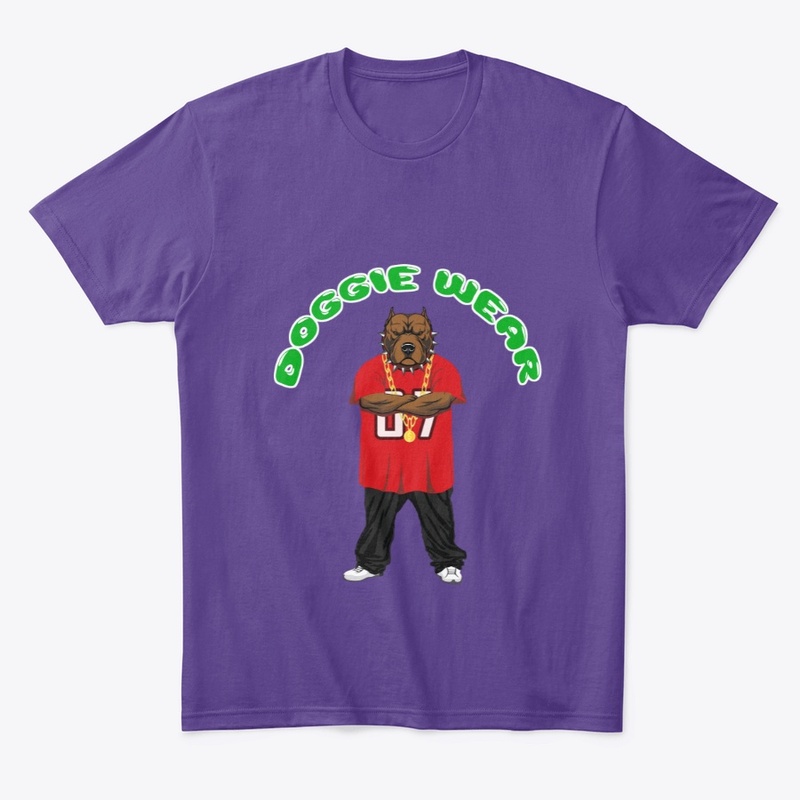 DOGGIE WEAR: Logo Brand (Green Ink)