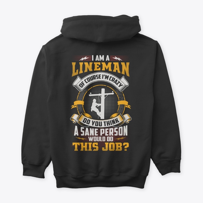 Crazy Lineman Shirt