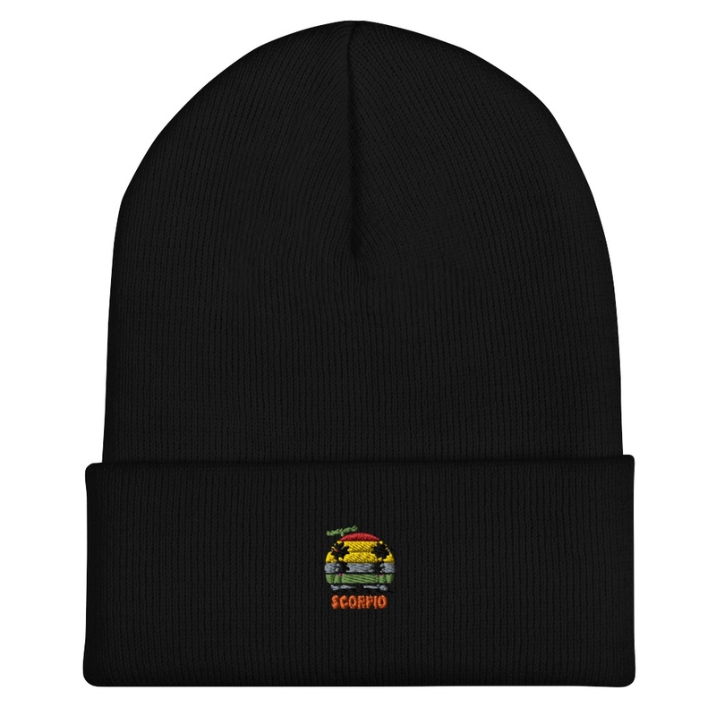 Tropical-SCORPIO | Beanie Black