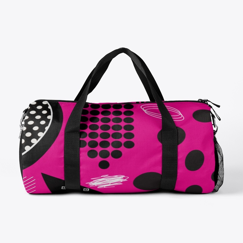 Pink Black Geometric Pattern