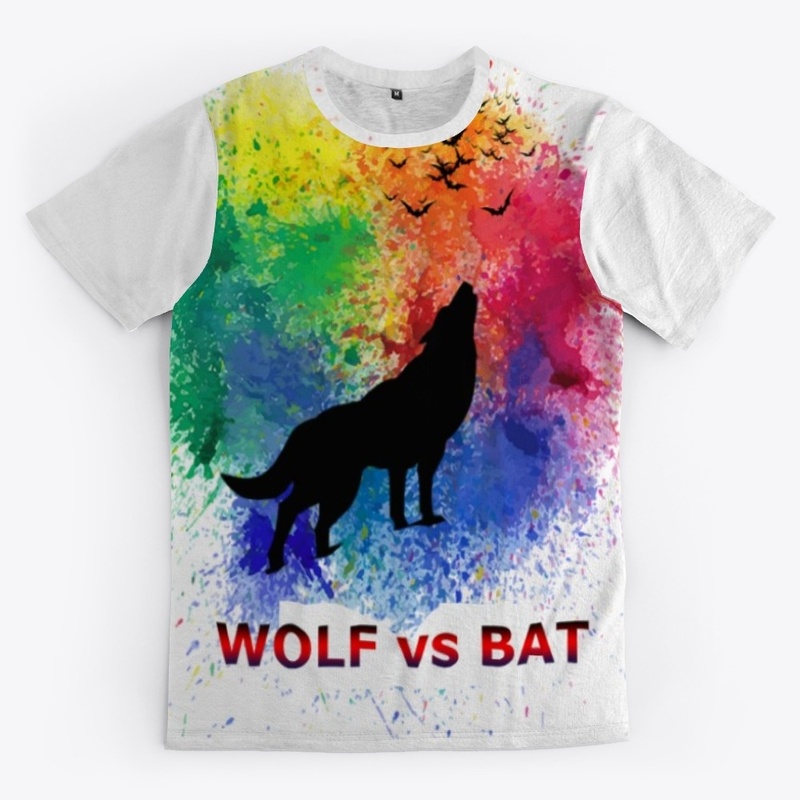 WOLF vs BAT  T  SHIRT