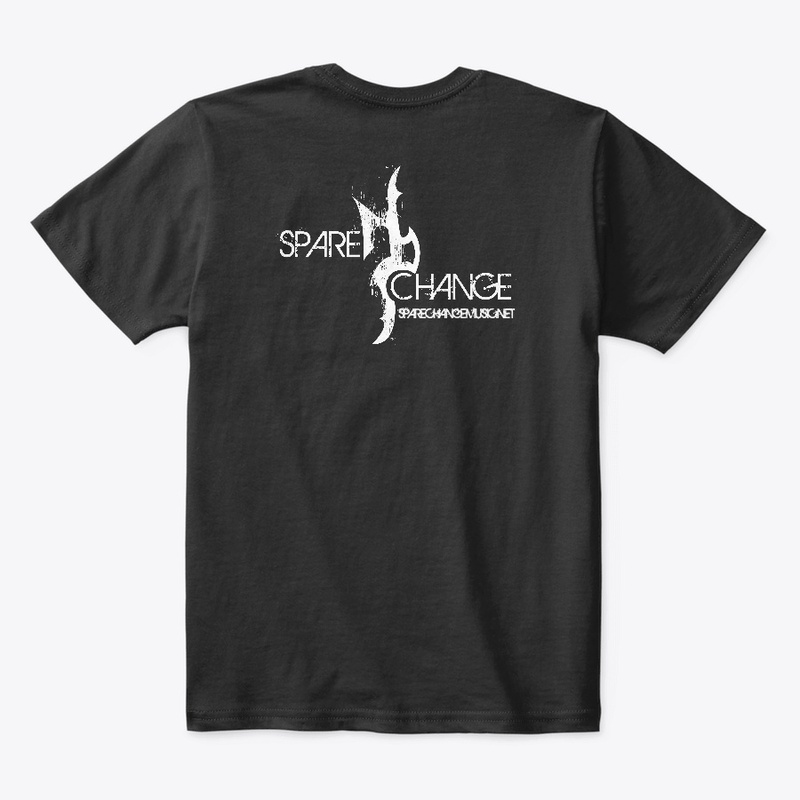 Spare Change White Logo Back